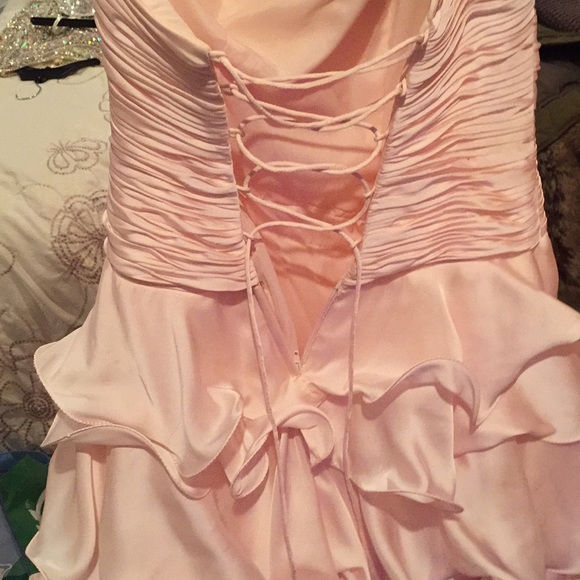 PROM! Elegant long light pink prom dress - Picture 4 of 6